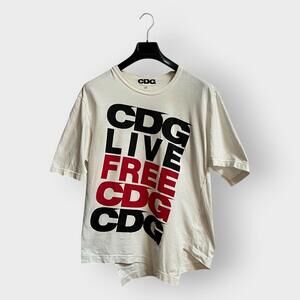 ARCHIVAL! 2010s Comme Des Garçons CDG Live Tee (XL)